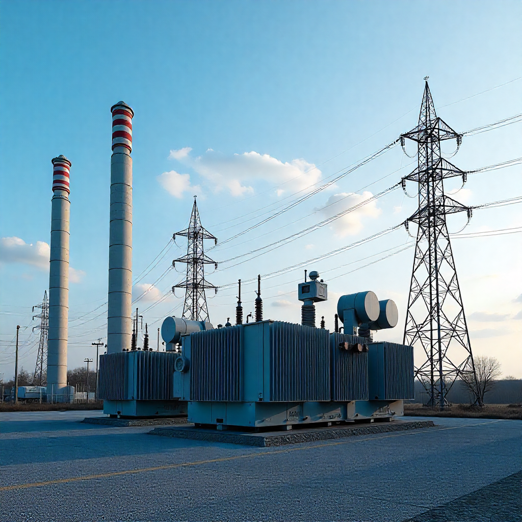 freepik modern power station with transformers and telecom 79879