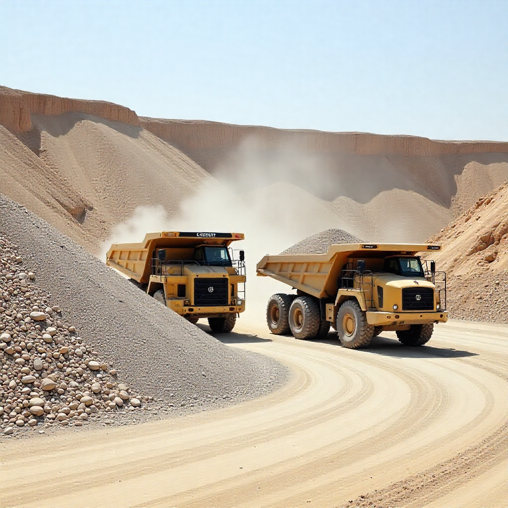 freepik quarry for gravel and sand heavy machinery loading 79868